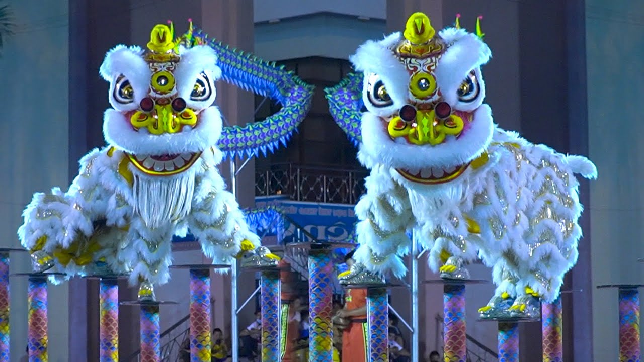 Múa Lân 2024 Lân nhảy Mai Hoa Thung / LSR Bảo Vương Đường hội diễn Lân Sư Rồng Tỉnh Đồng Nai