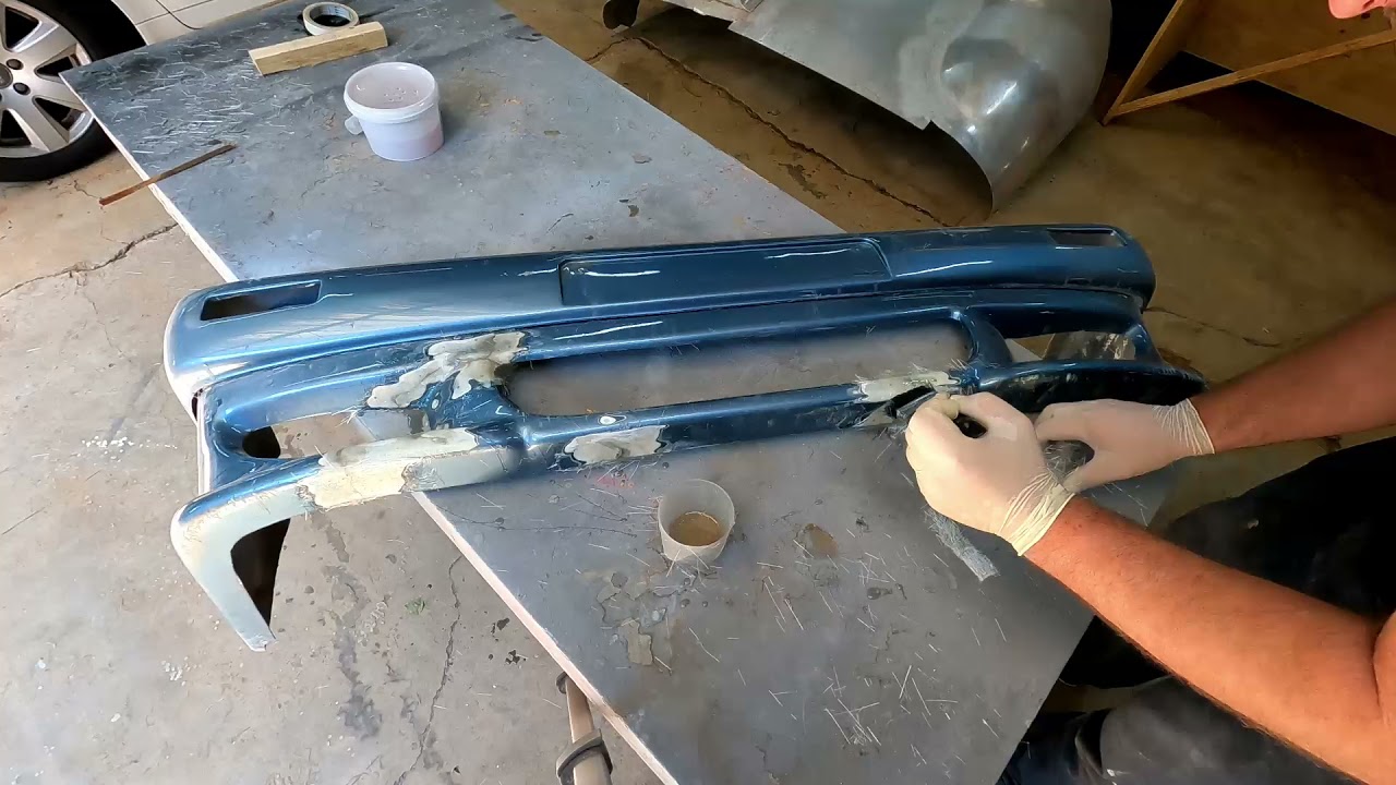 How to Repair a Fiberglass bumper