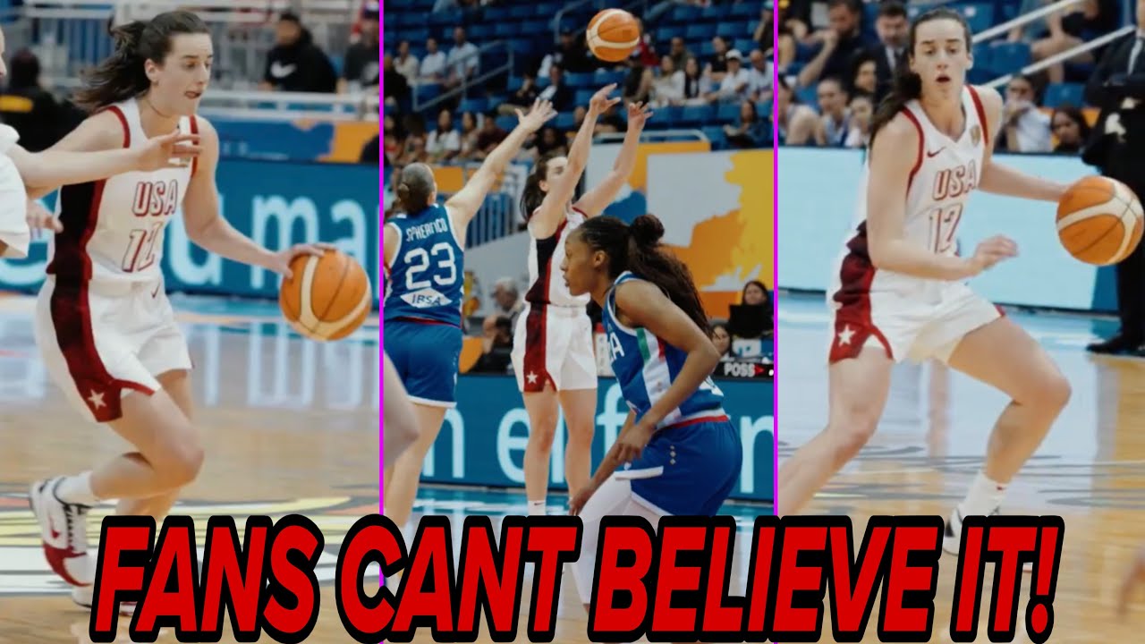 Кейтлин Кларк выезжает из-за логотипа… Арена мгновенно взрывается аплодисментами.