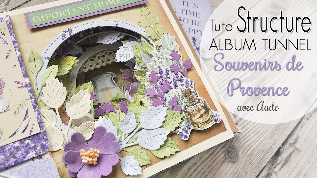 [TUTO] Album scrapbooking tunnel avec la collection 