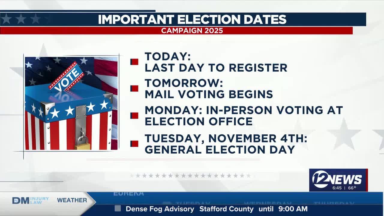 Voter registration deadline