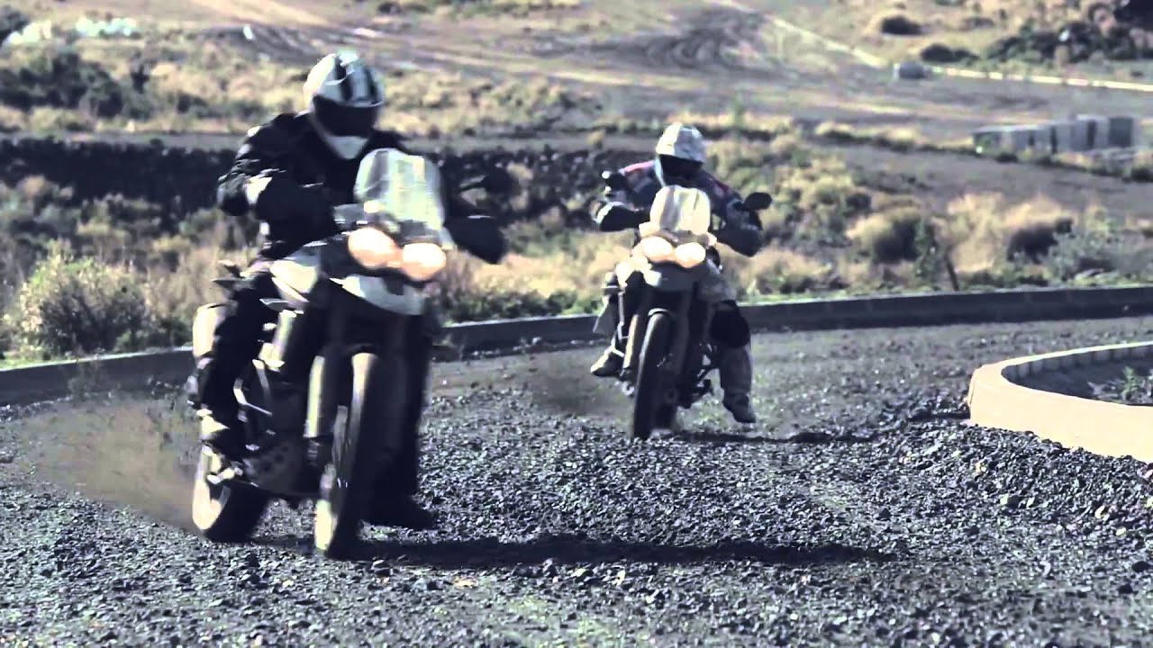 Triumph Tiger 800, with Kevin Carmichael and Julien Welsch, 2015 official