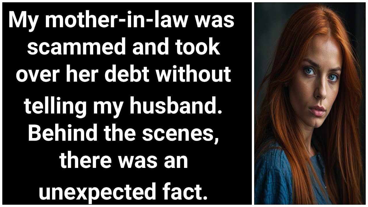 Took on MIL's scam debt secretly from husband
