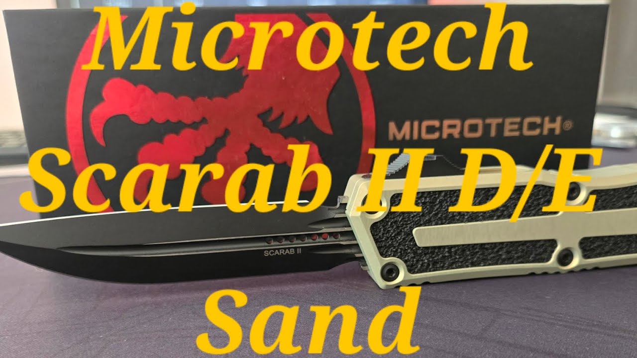 Microtech Scarab II D/E Sand