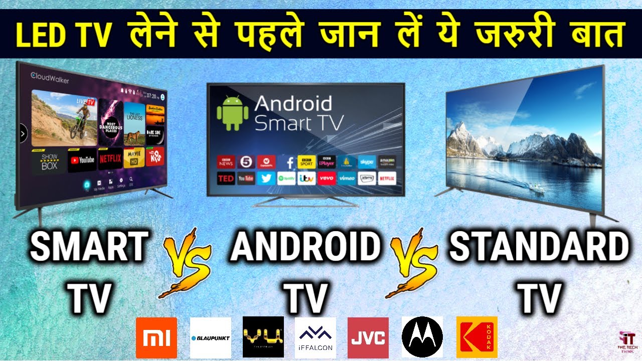 Android TV vs Smart TV vs Standard Tv | Which is better : Smart TV or Android TV? | TV Buying Guide