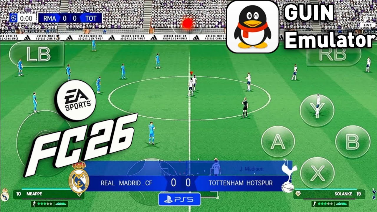 NEW EMULATOR EA SPORTS FC26 ANDROID OFFLINE GAMEPLAY GUIN EMULATOR SUPPORT 3GB-8GB RUN FIFA 16 MOD 