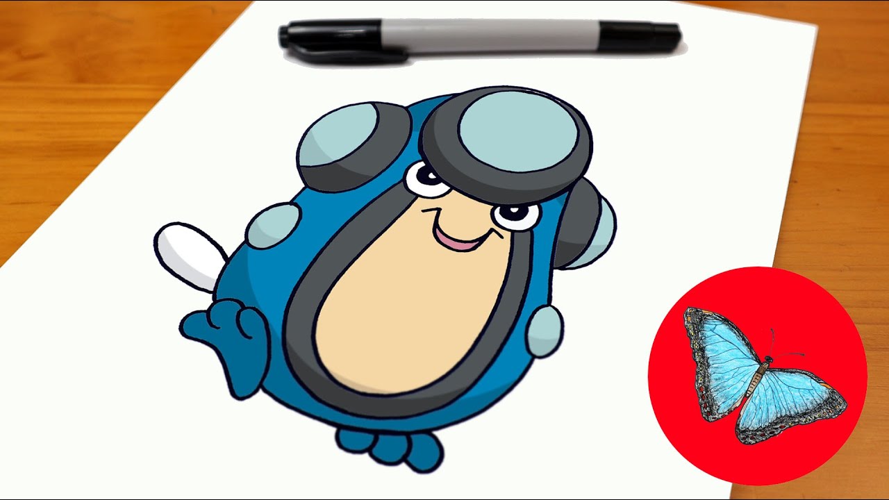 How To Draw Pokemon - Palpitoad Easy Step by Step