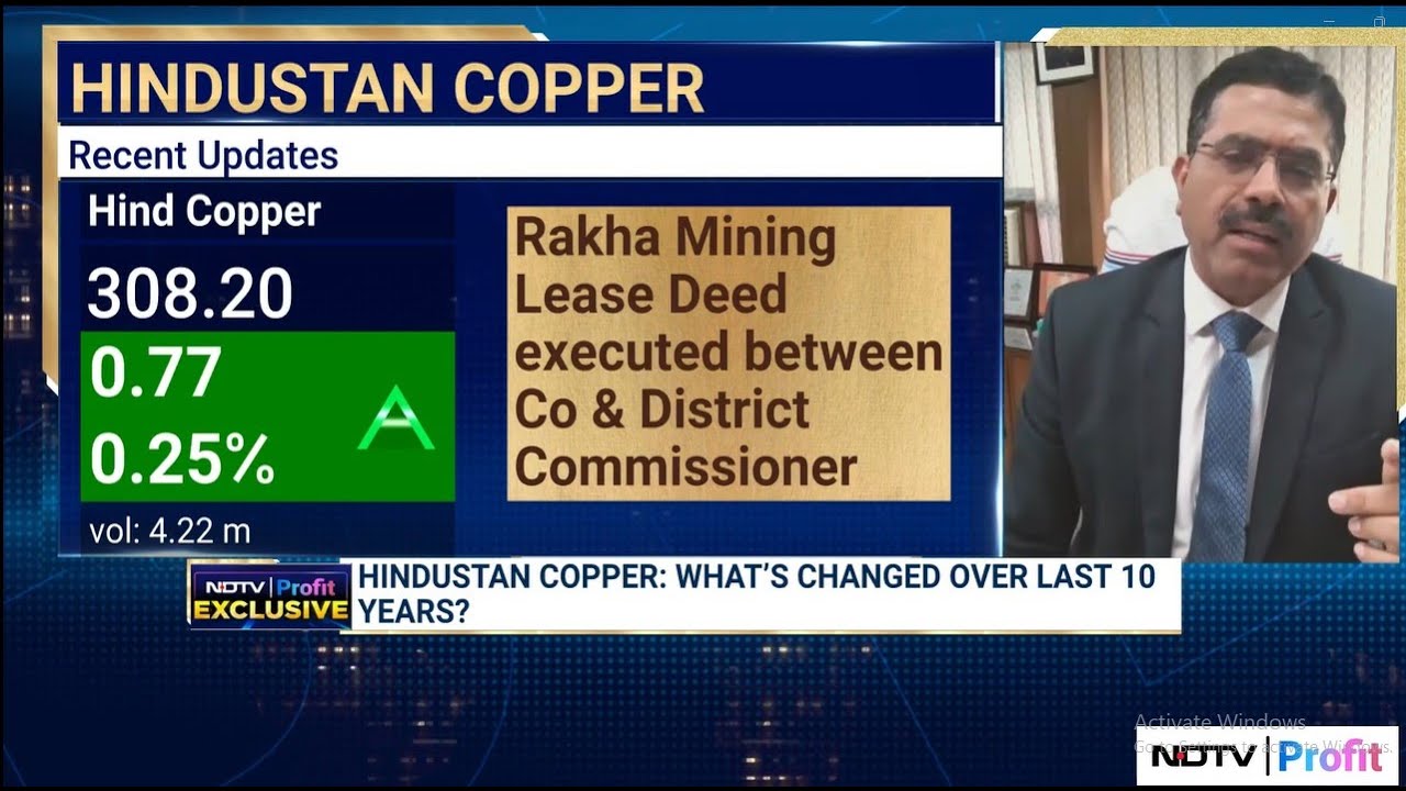 Г-н Санджив Кумар Сингх, генеральный директор Hindustan Copper Ltd. (HCL), в беседе с NDTV Profit.