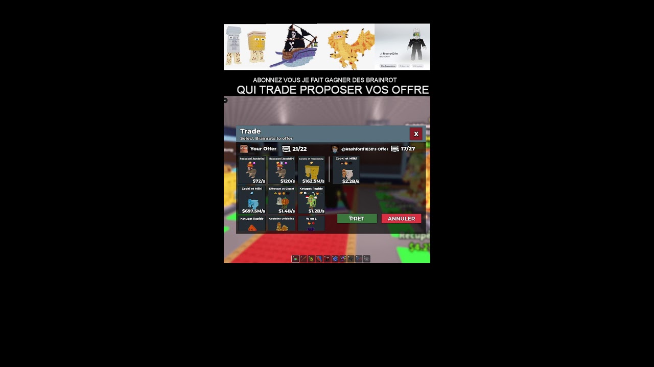 Les gars live chill venez trade avec la machine ou sans aussi pvp mais pas duel