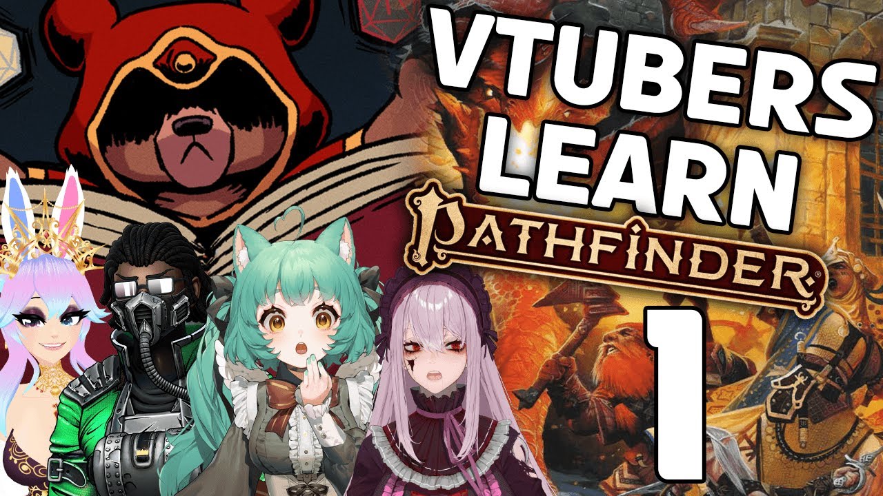 I tried to teach 4 Vtubers how to play Pathfinder Second Edition