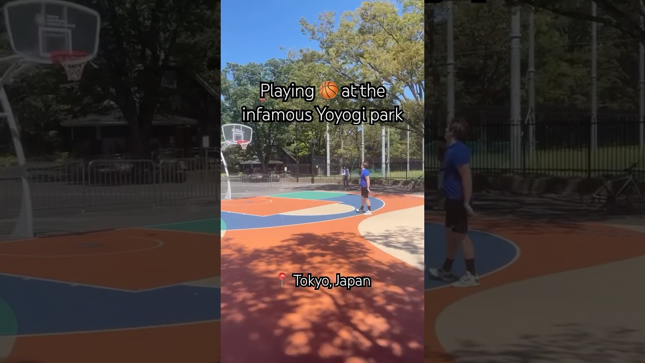 Trust me everyone knew how to ball #basketball #yoyogipark #tokyo #tokyojapan #yoyogi #japan