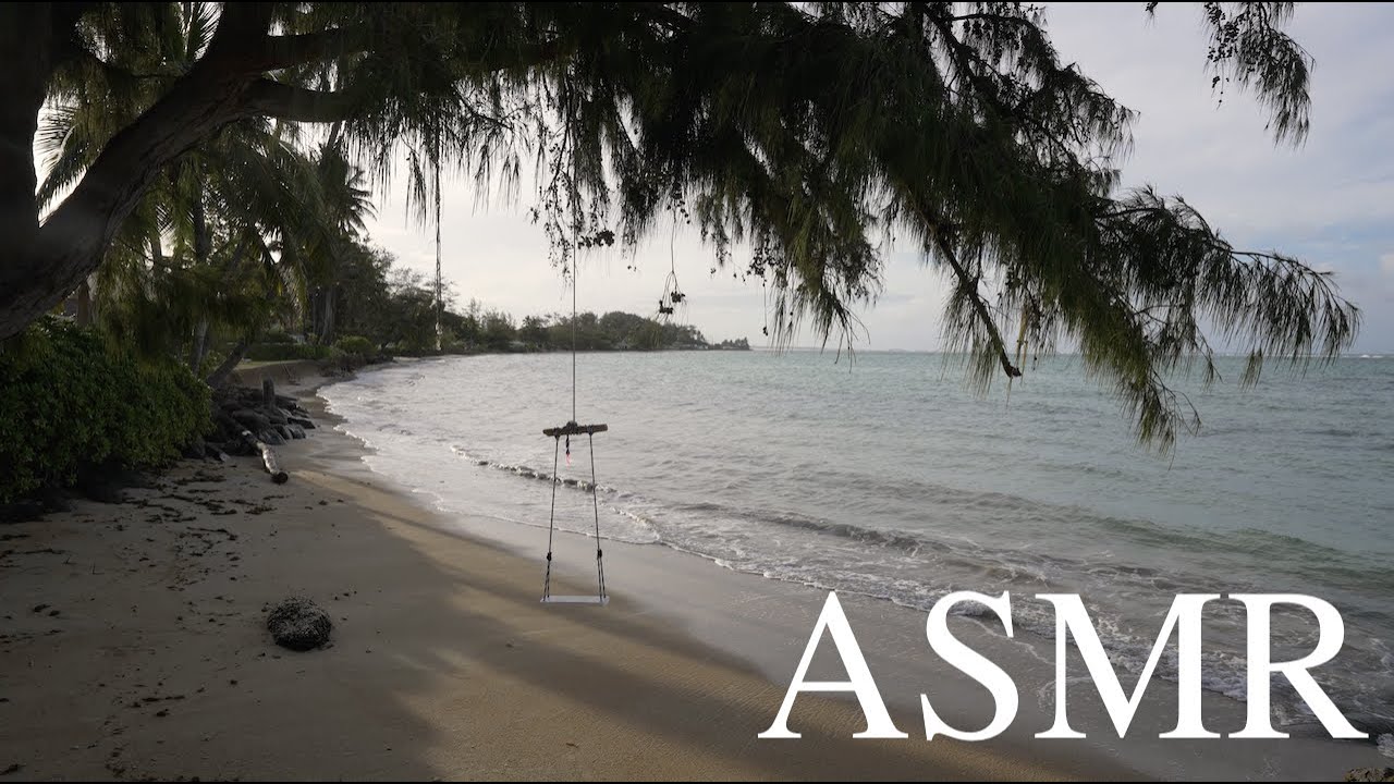 4k Ocean swing on Punaluʻu Beach