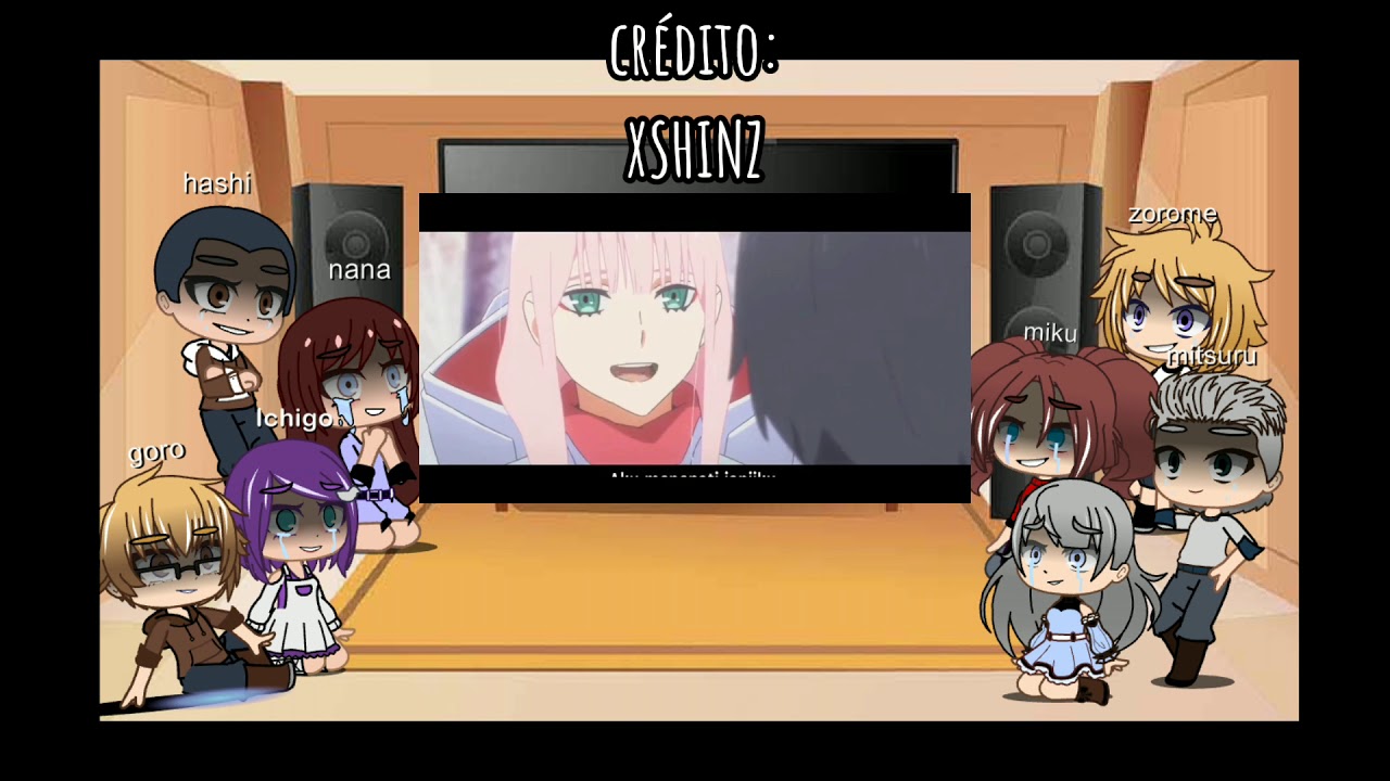 darling in the Frank reagindo a amv