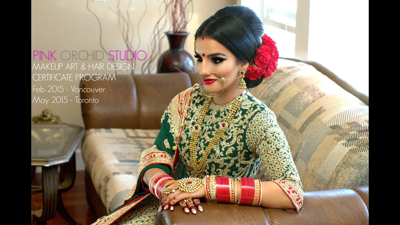 Indian/Bollywood/South Asian Bridal Makeup - Start to Finish - by Pink Orchid Studio