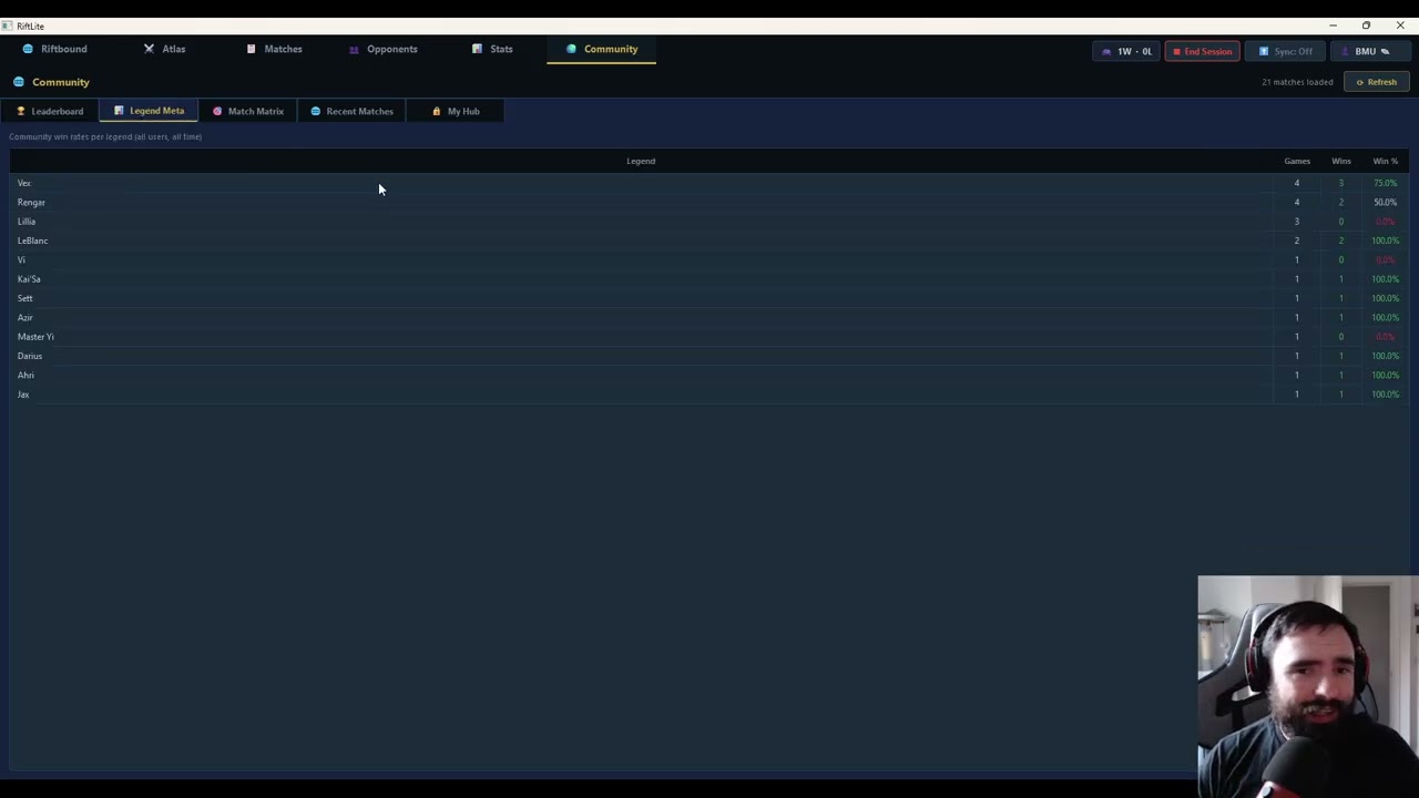 RiftLite - Companion App to TCG-Arena / RiftAtlas for Online Riftbound players