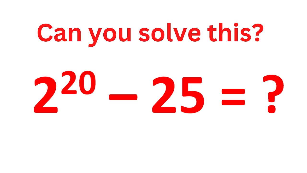 A nice maths problem | Math Olympiad Question | CodeHorse