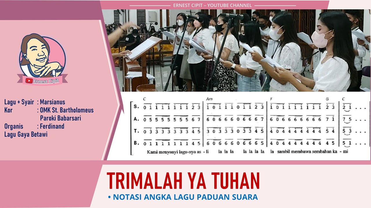Trimalah Ya Tuhan | Lagu Persembahan Meriah dengan Gaya Betawi | Marsianus