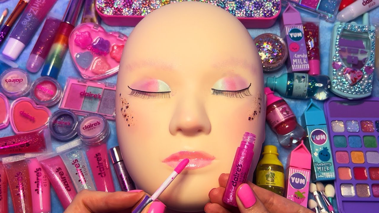 ASMR Claire’s Makeup on Mannequin (Whispered)