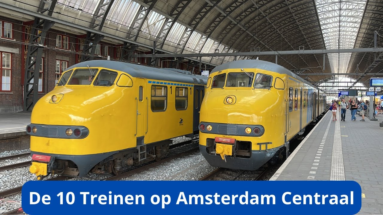 De 10 - Treinen op station Amsterdam Centraal (Aflevering 24)