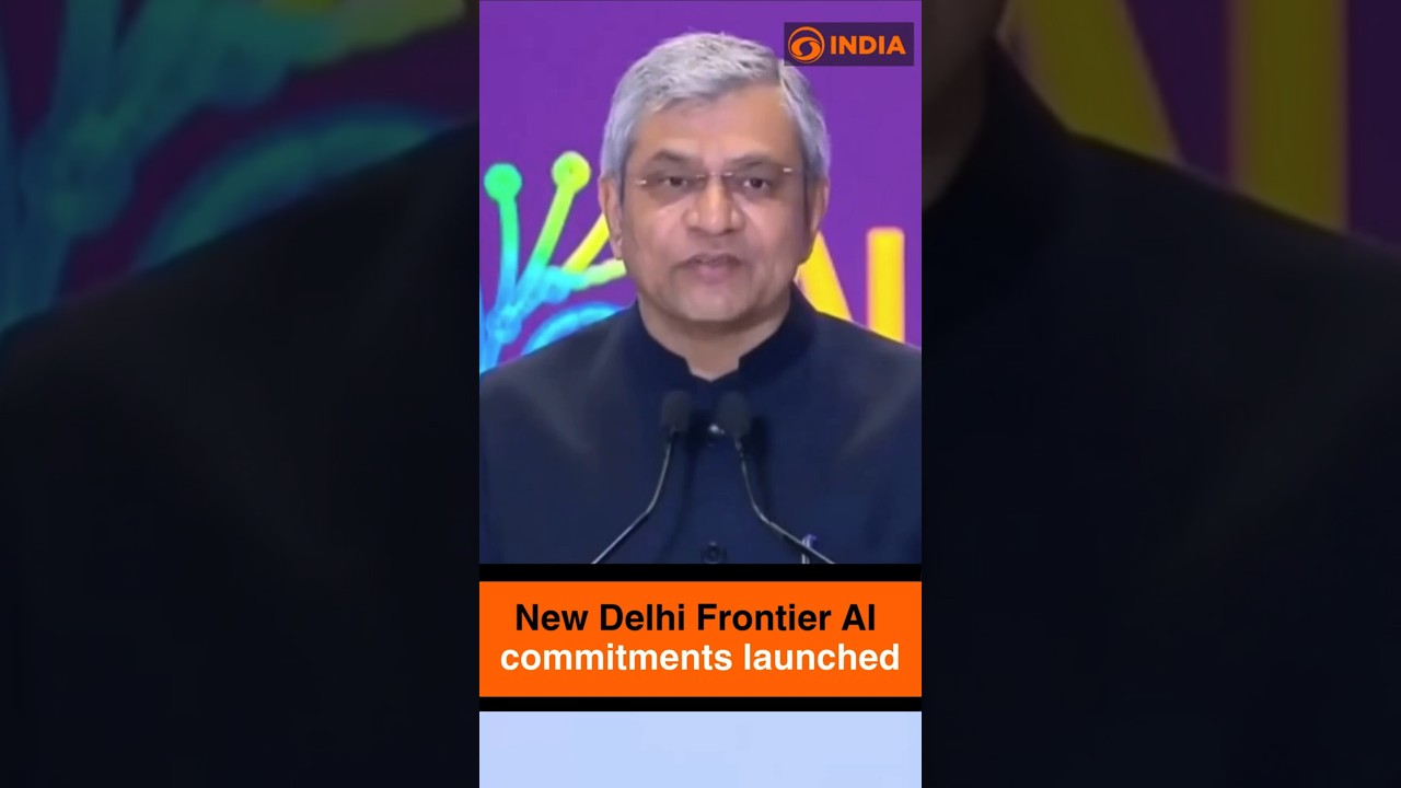 IT Minister Ashwini Vaishnaw announces launch of New Delhi Frontier AI Commitments