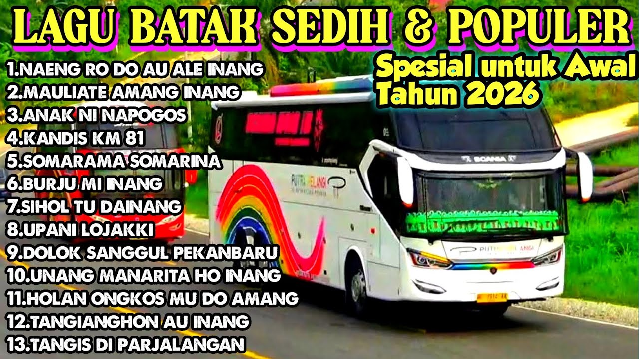 LAGU BATAK SEDIH SERING DI PUTAR DI PERJALANAN .VERSI BUS MEDAN