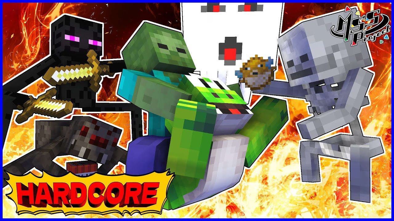 誰か乙ったら即終了！？絶望的センス4人衆がMinecraftをカオス実況ハードコア編！#2
