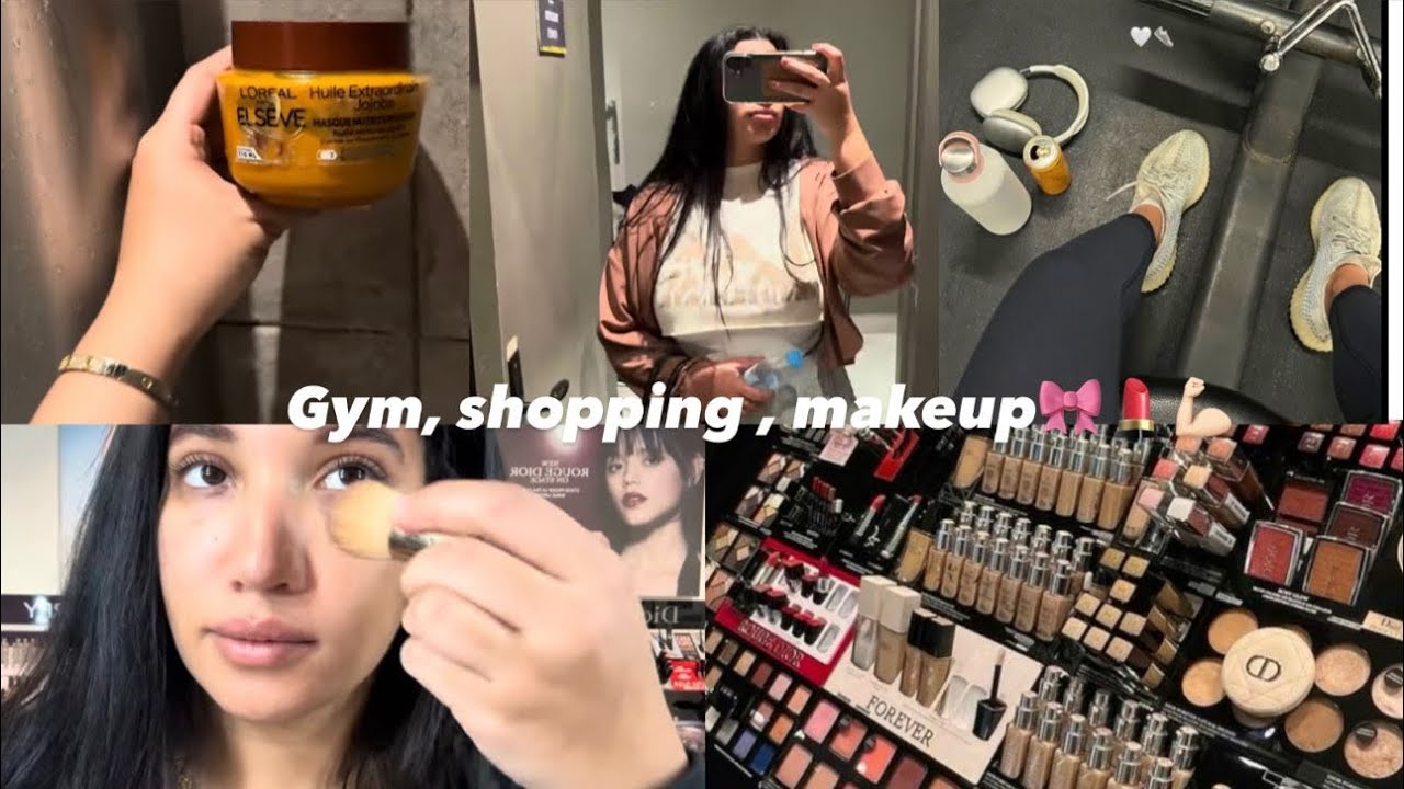 2 days with me banat 😍 Gym🏃🏻‍♀️‍➡️makeup💄shoping🛍️