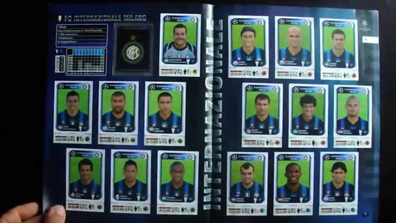 MY PANINI ALBUM UEFA CHAMPIONS LEAGUE 2010 2011