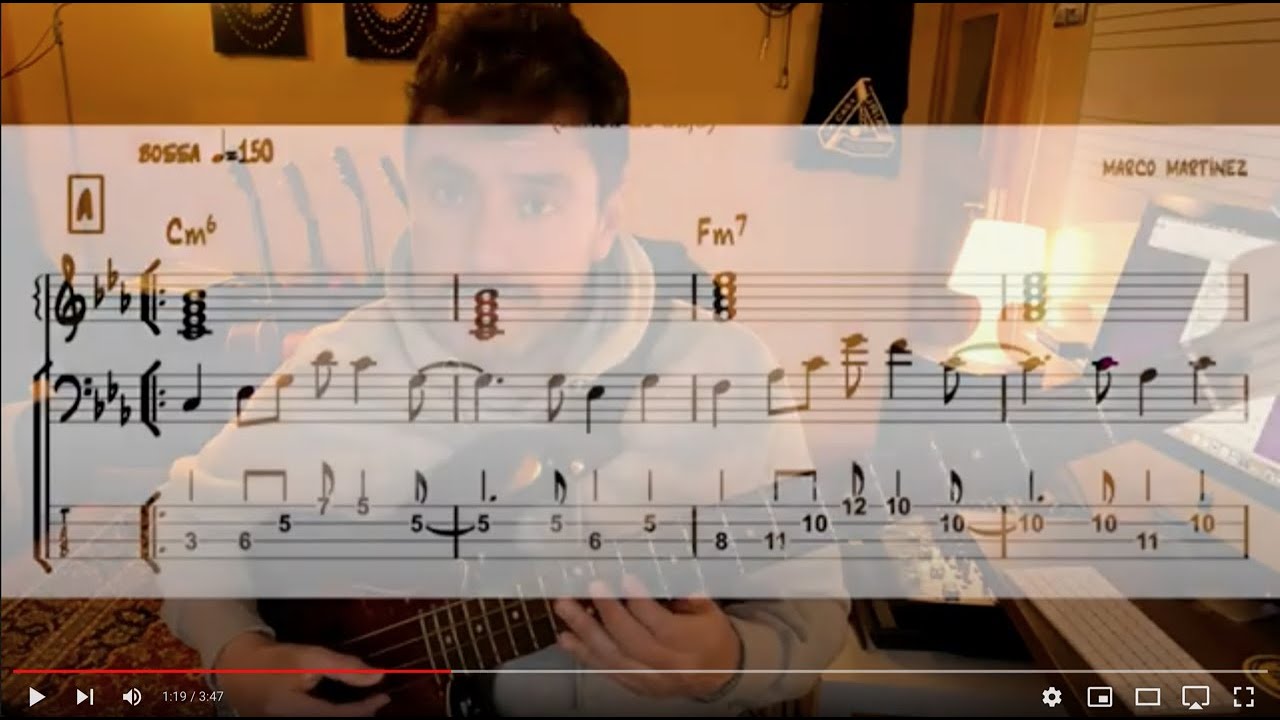 Blue Bossa Línea de bajo (2/2 videos) Escuela de Música Online