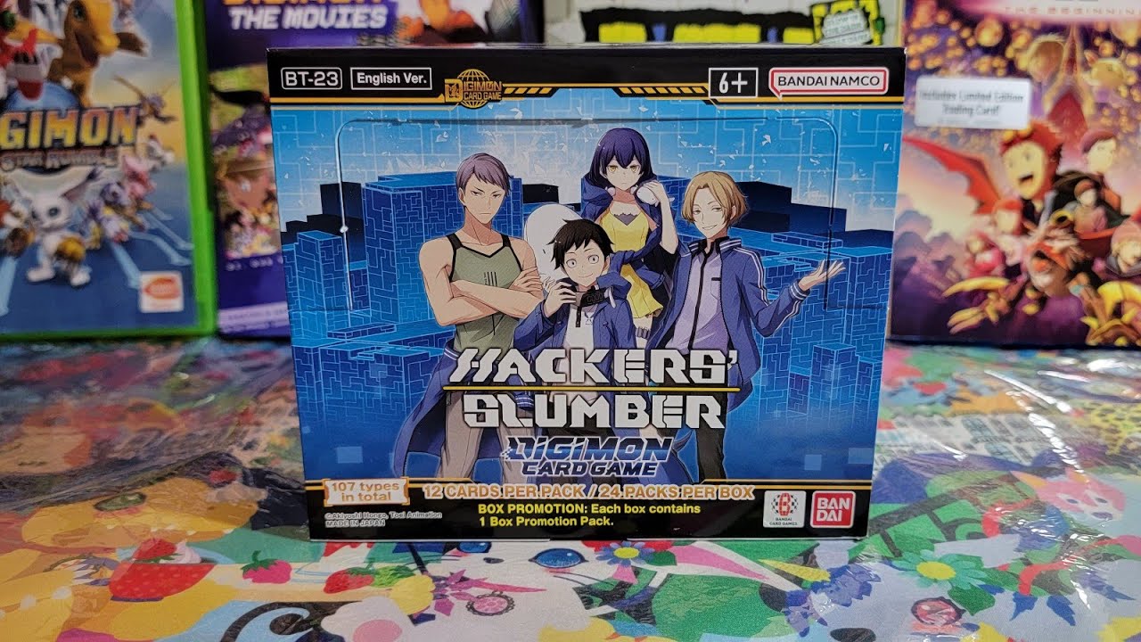 Digimon Card Game BT23: Hackers Slumber Booster Box Opening!