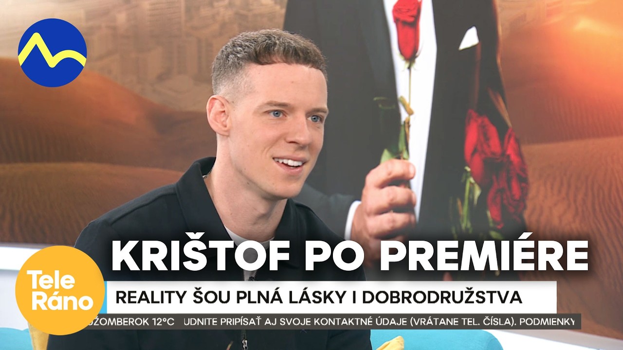 Moderátor Ruža pre nevestu IV. Krištof Králik po premiére bez ženícha | Teleráno