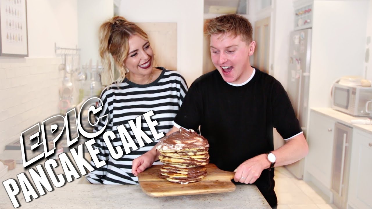 Me and Poppy try and make an epic Pancake cake