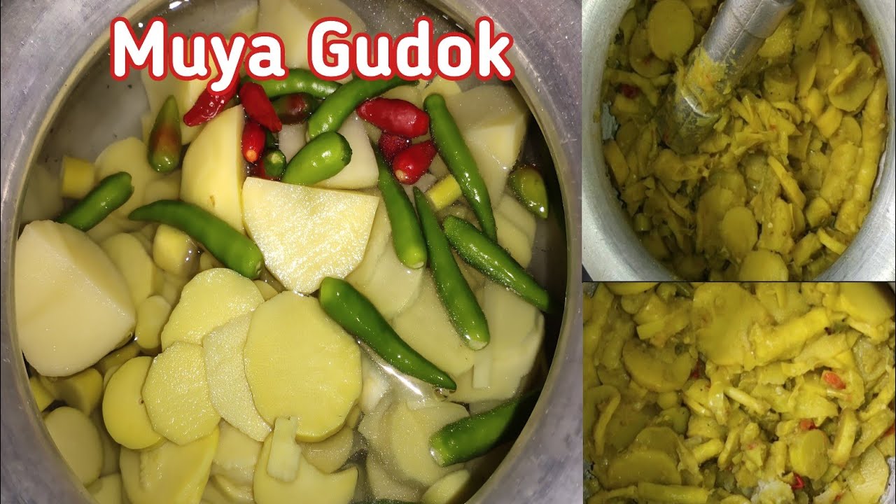 Muya Gudok| Tiprasa famous traditional dish mashed Bamboo shoots & fermented fish|Chameli recipes👩&zwj;🍳