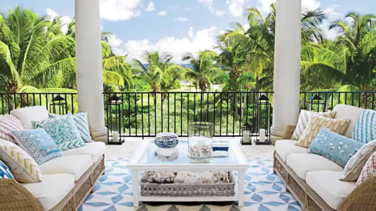 How To Create a Relaxing Outdoor Living Room | Seaside Design | Coastal Living