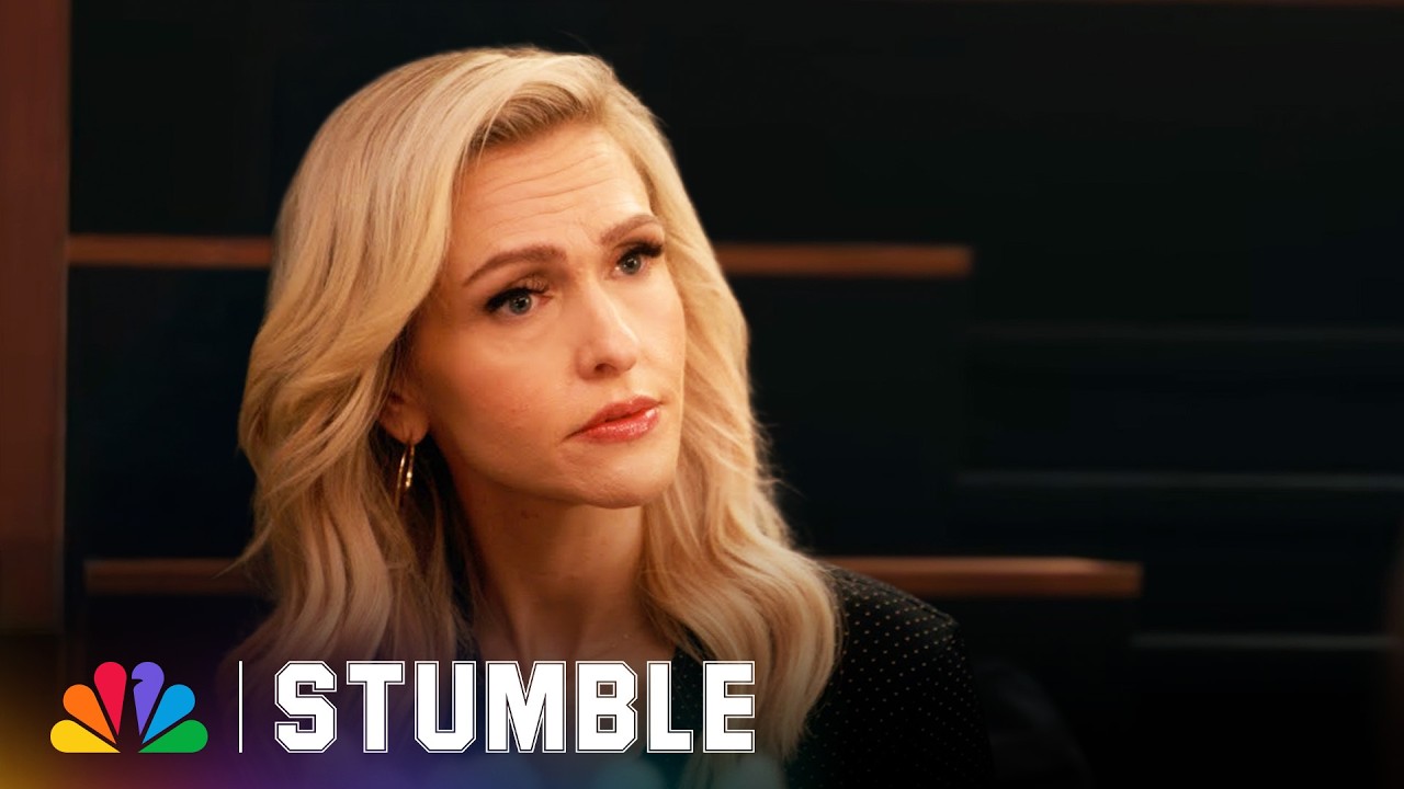 Coach Courteney Cuts a Button | Stumble | NBC
