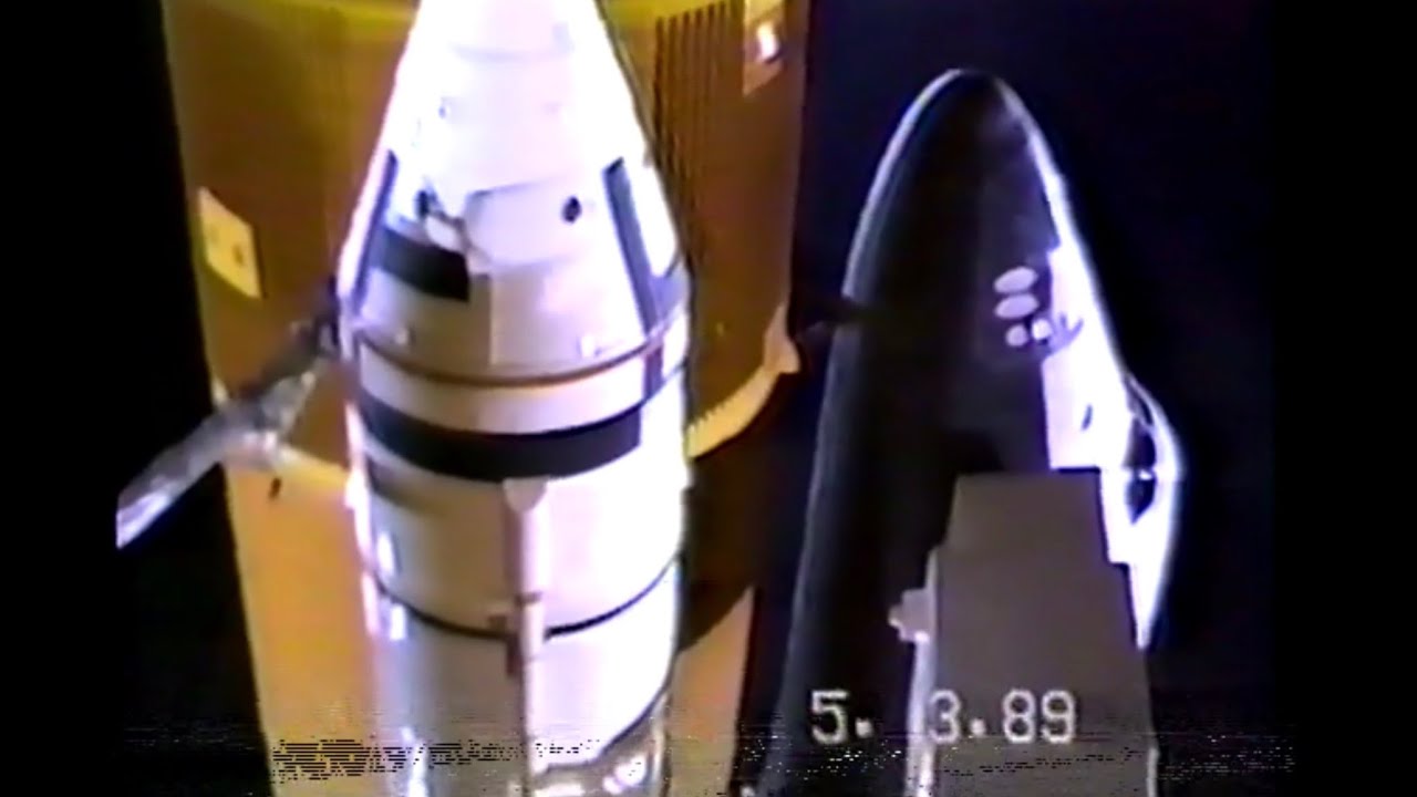 Space Shuttle Atlantis Launch May 1989 from LC-39B Liquid Oxygen Prep/Secure