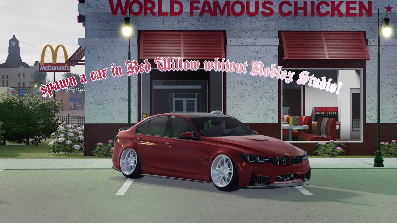 How To Spawn A Car In Red Willow Whit out Using Roblox Studio!