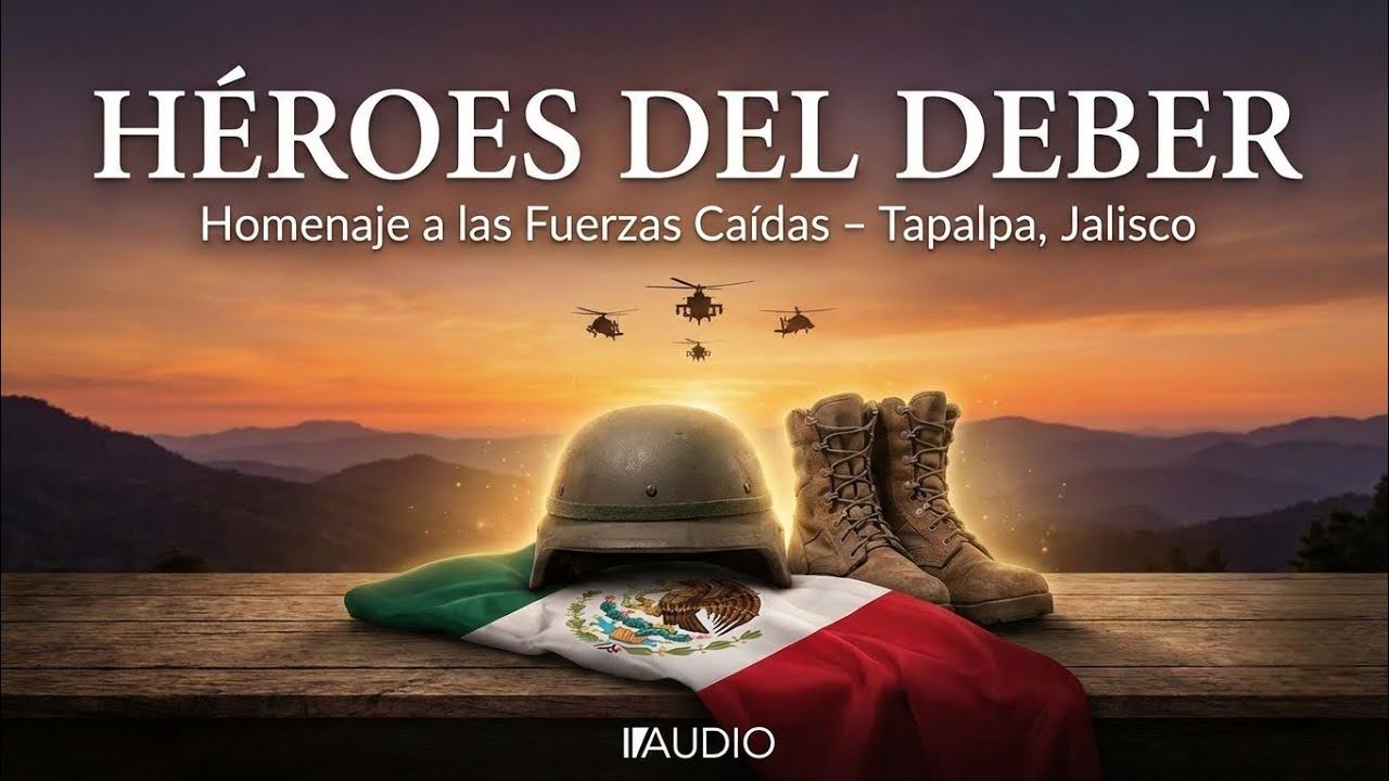 🕊️ HÉROES DEL DEBER: Homenaje a las Fuerzas Caídas en Tapalpa, Jalisco | IAUDIO