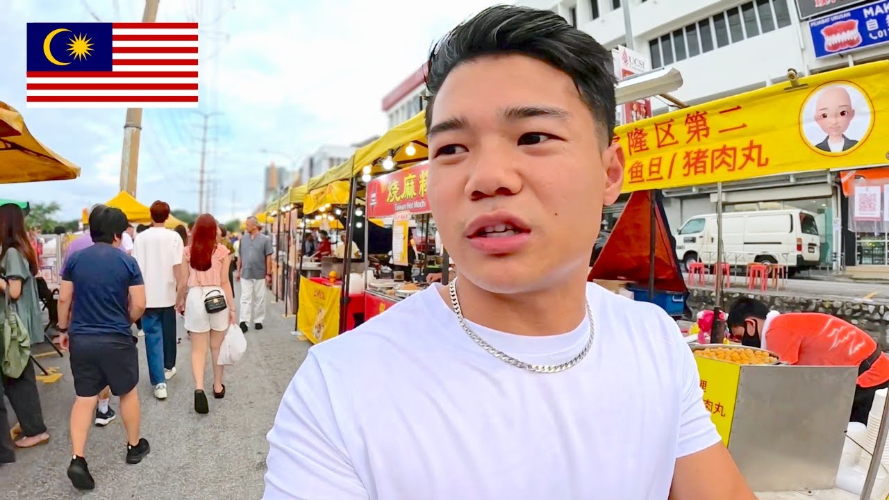 Местные жители сказали мне, что здесь лучшая уличная еда 🇲🇾