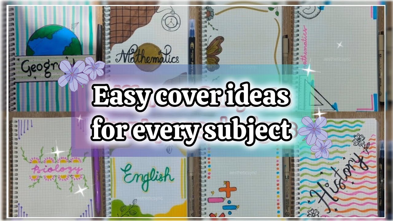 Easy & quick front page inspirations✨😍#coverpagedesign #frontpage #frontpagedecoration