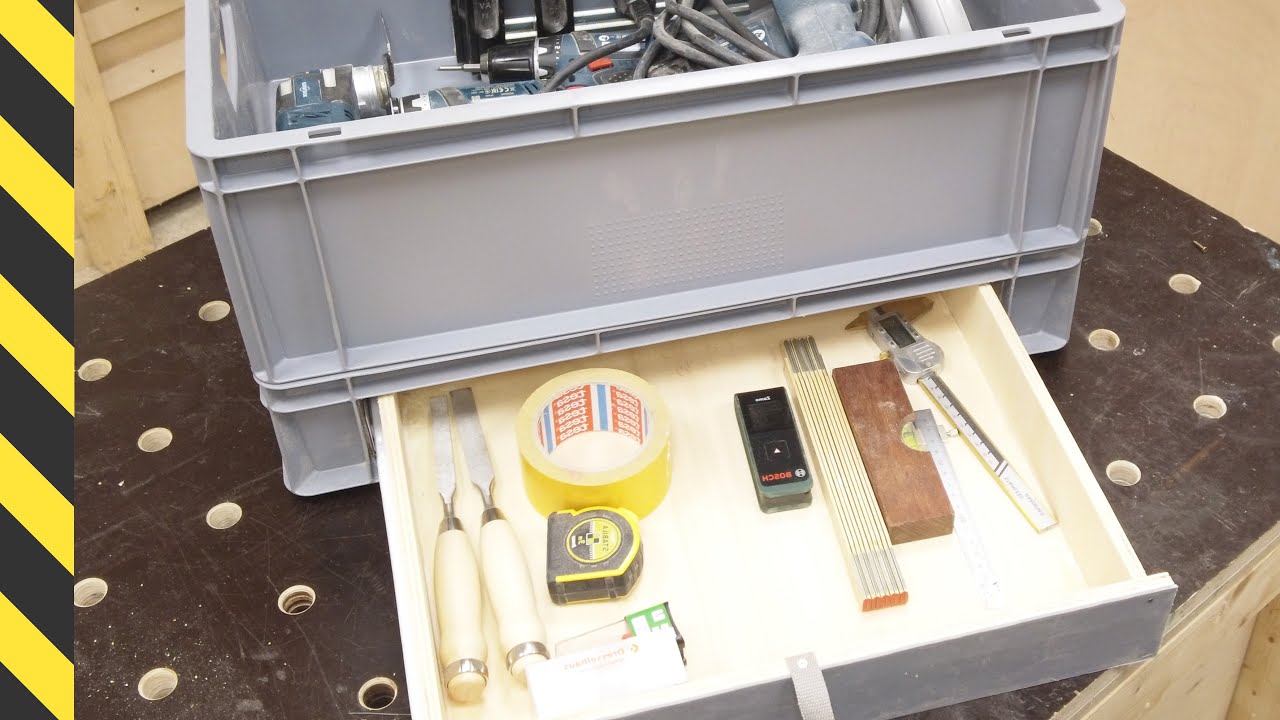 Schubkasten in Eurobox bauen 🤔