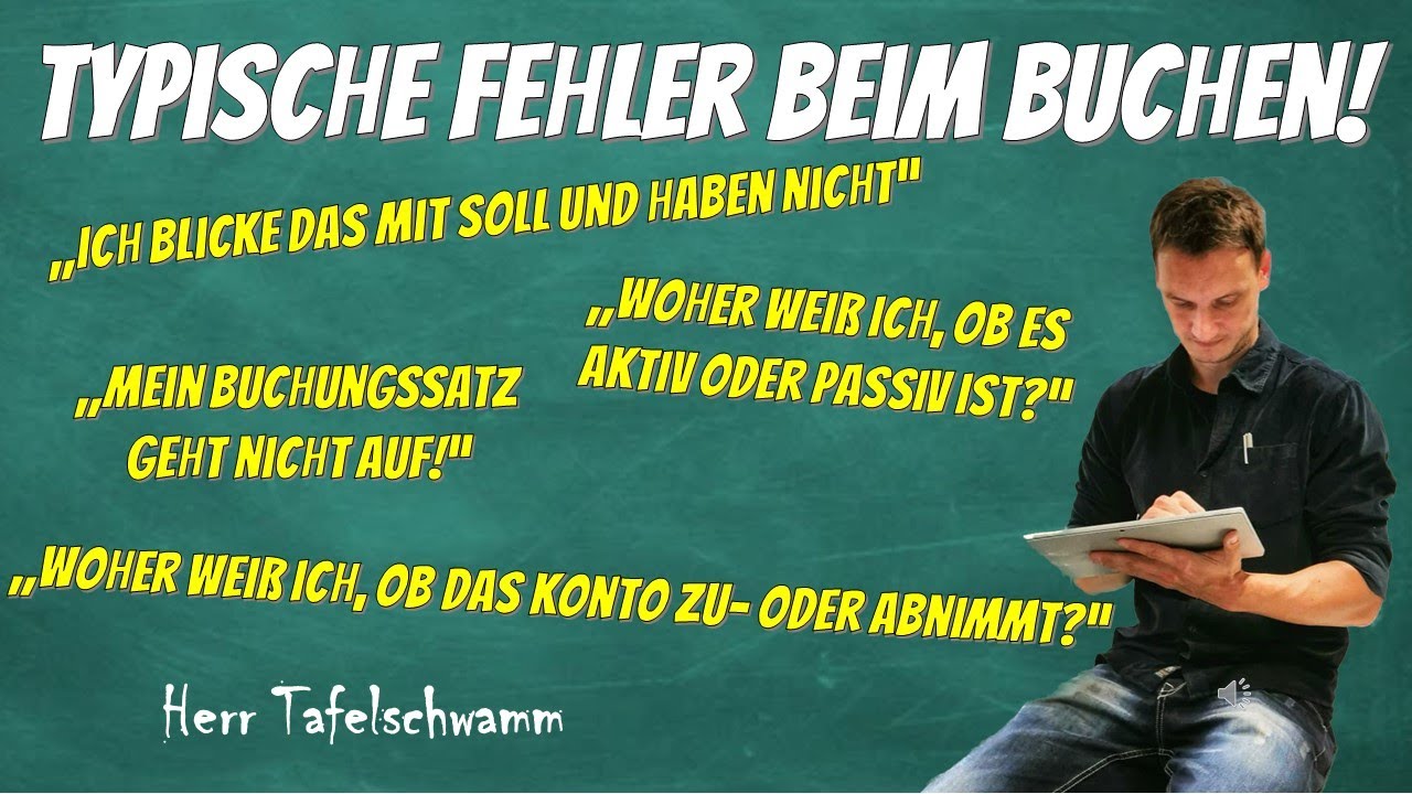 Typische Fehler beim Buchen - Tricks, wie ihr Fehler verhindern könnt - Einfaches Buchen ohne Fehler