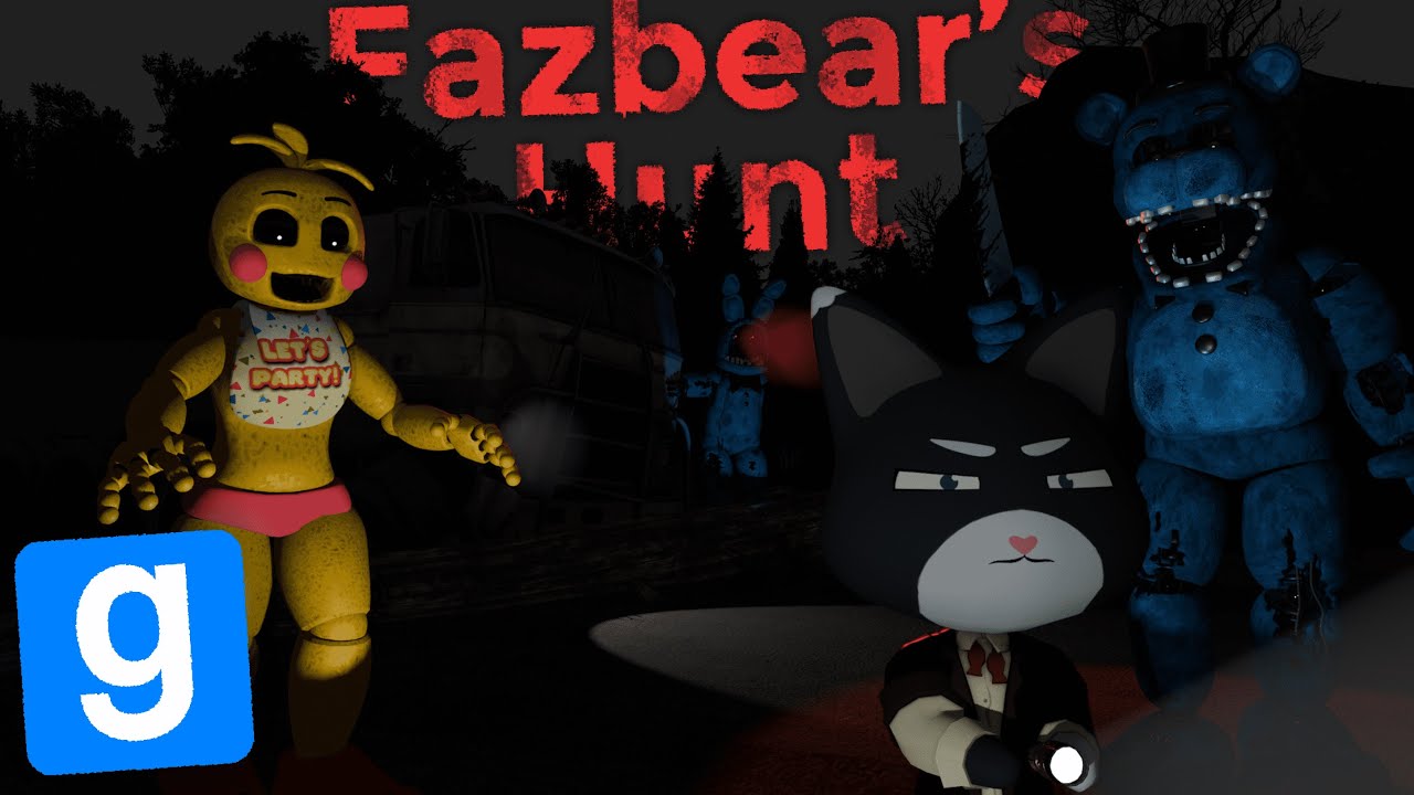 Курс Выживания с Аниматрониками! | Fazbear's Hunt (Gmod)