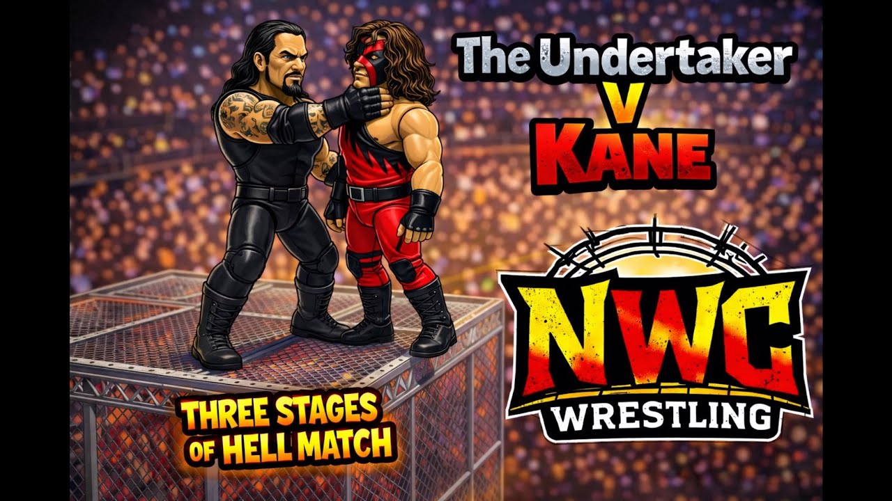 THE UNDERTAKER v KANE | Three stages of hell match | Elimination Chamber | Qualifier