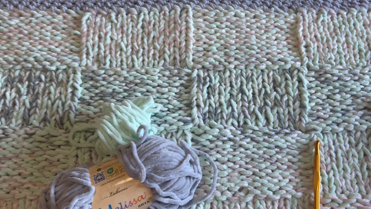 APROVECHO LANAS y tejo una MANTITA🧶