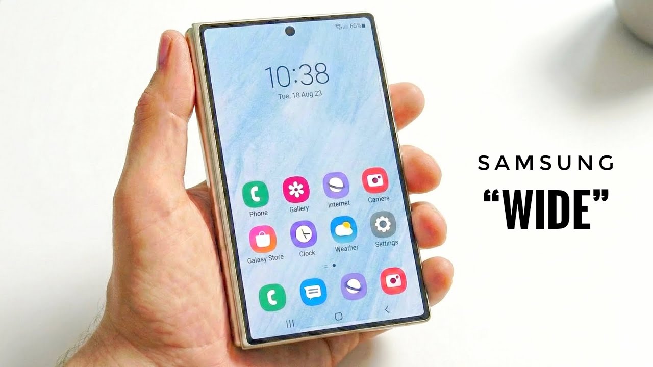 Samsung Galaxy Z Fold 8 Wide - Большая проблема для iPhone Fold!