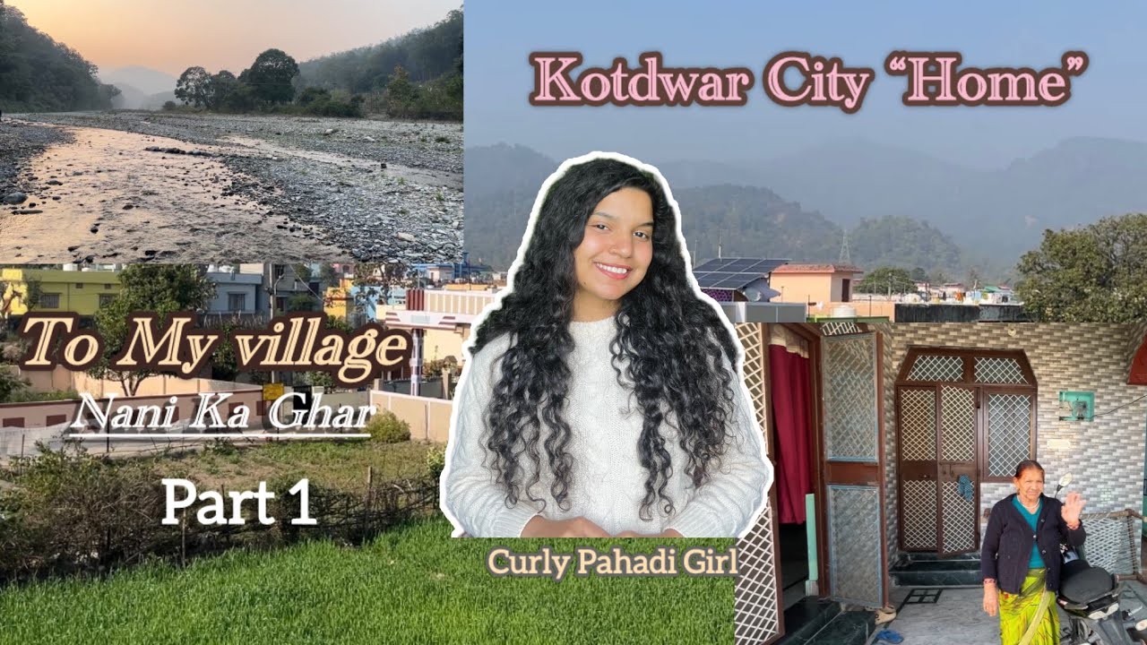 Part 1 From my City to village Journey🫶#uttrakhand#paurigarhwal#kotdwar#pahadi#viral#explore#vlog 