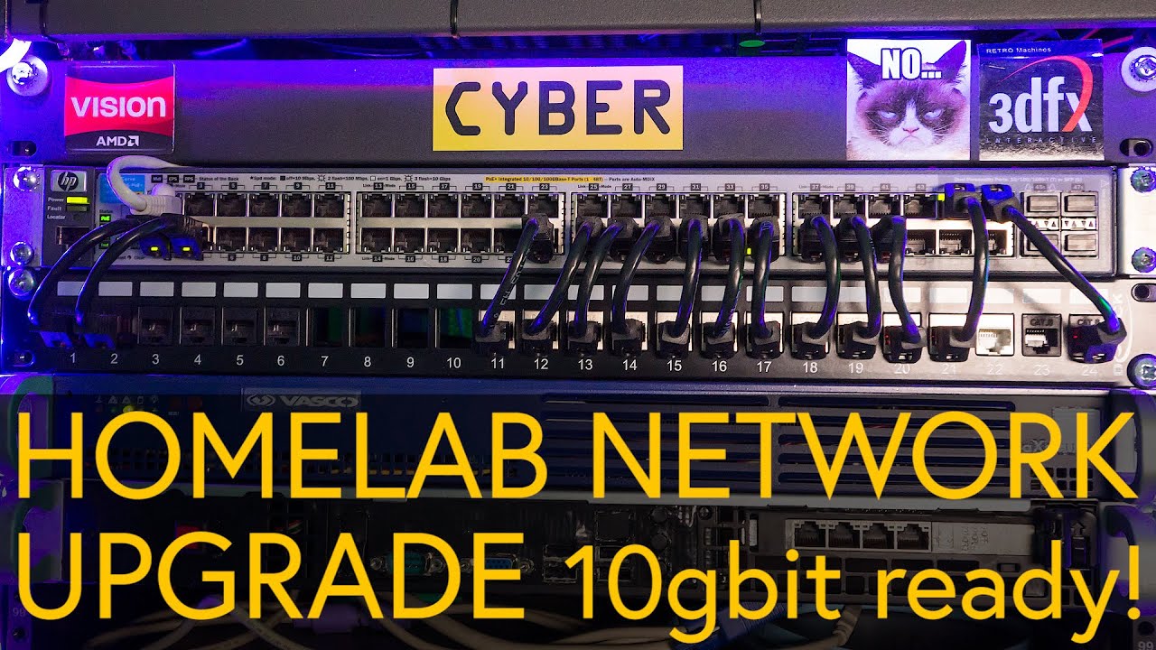Homelab Network Upgrade, 48 port PoE Switch! HP ProCurve 2910AL-48G-PoE
