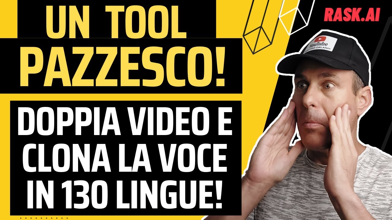TRADURRE e DOPPIARE un video CLONANDO la tua VOCE! Tutorial RASK AI
