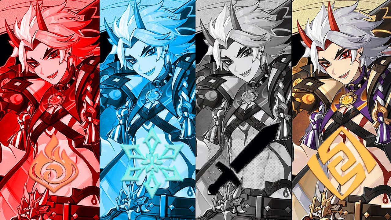 Cryo/Pyro/Physical Itto - Genshin Impact
